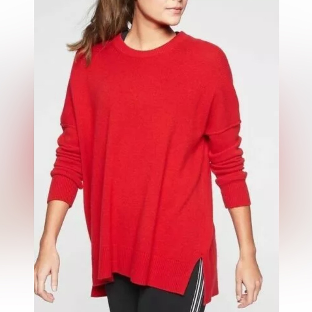 ATHLETA Wool Cashmere Perspective Sweater Size Medium